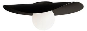 Stropní Lampa kdln, Flow, stmívatelné, Černá, Obývací pokoj, Kov, Design