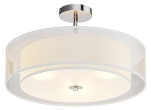 Stropní Lampa Lindby, PIKKA, stmívatelné, Bílá, Obývací pokoj, Tkanina / Textil, Moderní