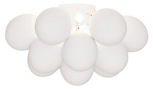 Stropní Lampa By Rydéns, Gross, stmívatelné, Bílá, Obývací pokoj, Sklo, Design
