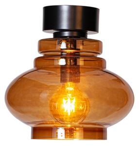 Stropní Lampa By Rydéns, Dolores, stmívatelné, Hnědá / Rezavá, Obývací pokoj, Sklo, Skandinávský