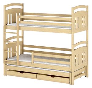 Dětská postel 90 cm IVA (s roštem a úl. prostorem) (borovice). Vlastní profesionální přeprava až k Vám domů 1013224