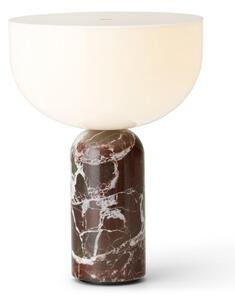 Stolní lampa New Works, Kizu Portable, stmívatelné, Červená, Obývací pokoj, Mramor, Design