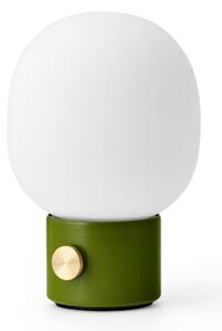Stolní lampa Audo Copenhagen, JWDA, stmívatelné, Zelená, Obývací pokoj, Sklo, Design