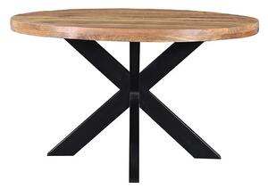 Přírodní masivní mangový jídelní stůl Ziggy, 130 cm