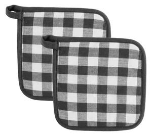 Bavlněné chňapky v sadě 2 ks Gingham – Tiseco Home Studio
