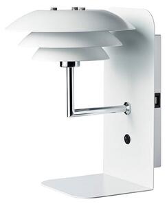 Nástěnná Svítidla Dyberg Larsen, DL20 USB Shelf, stmívatelné, Bílá, Ložnice, Kov, Skandinávský