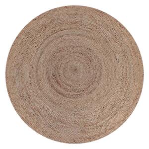 Přírodní kulatý koberec Braos M, 90x90 cm