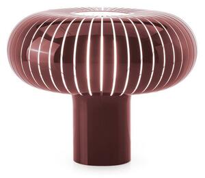 Stolní lampa Kartell, Teresa, stmívatelné, Červená, Obývací pokoj, Plast, Design