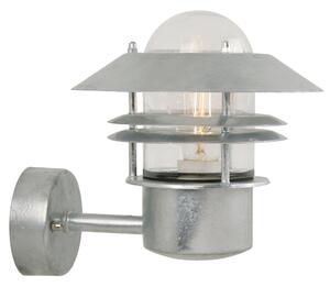 NOR 25011031 Venkovní nástěnné svítidlo Blokhus 1x60W E27 galvanizovaná čirá - NORDLUX