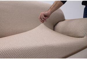 Forbyt Potah na sedačku oboustranný elastický Irpin béžový Velikost: křeslo 70 - 110 cm