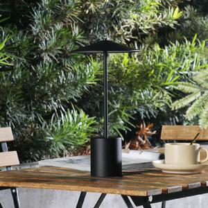 Nabíjecí stolní lampa Lindby Ayva LED, stmívatelná, černá