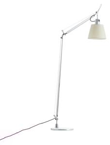 Stojací Lampa Artemide, Tolomeo, Bílá, Obývací pokoj, Kov, Design