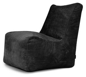 Černý manšestrový sedací vak Seat Lounge – SLOWDOWN