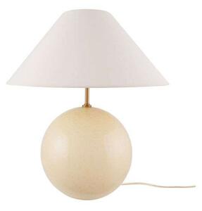 Stolní lampa Globen Lighting, IRIS, Béžová, Obývací pokoj, Sklo, Vintage