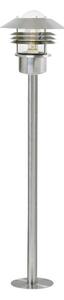 NOR 25118034 Venkovní sloupkové svítidlo Vejers 1x60W E27 nerez ocel čirá - NORDLUX