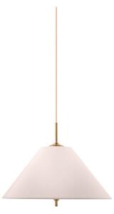 Závěsná svítidlo Globen Lighting, IRIS, stmívatelné, Béžová, Obývací pokoj, Tkanina / Textil, Vintage