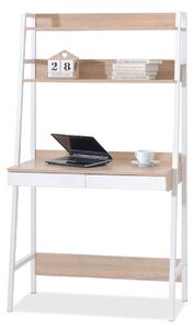 PC stolek Boge B (dub + bílá). Akce -15%