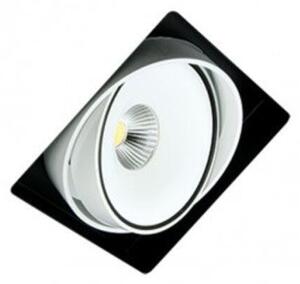 BPM 8201.02.RF.WH-BK.40.ST.9.30 Vestavné svítidlo Gran Cube bílé / černé 16W LED 3000K 40º 1442lm - BPM (starý kód: 8210.03.D40.3K)