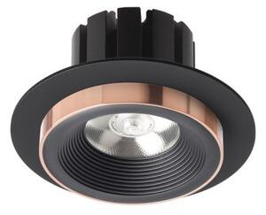 SHARM R I zápustná černá/černá měď 230V LED 10W 24° 3000K - RED - DESIGN RENDL