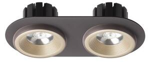 SHARM R II zápustná perleťová zlatá/hnědá 230V LED 2x10W 24° 3000K - RED - DESIGN RENDL