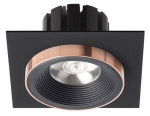 SHARM SQ I zápustná černá/černá měď 230V LED 10W 24° 3000K - RED - DESIGN RENDL