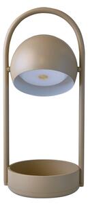 Stolní lampa FRANDSEN, Ball Portable, stmívatelné, Šedá, Obývací pokoj, Kov