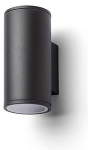 LIZZI II nástěnná antracitová 230V GU10 35W IP54 - RED - DESIGN RENDL