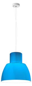 Závěsná svítidlo Nemo Lighting, Lorosae, stmívatelné, Modrá, Obývací pokoj, Sklo