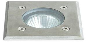 ORBU SQ 10 zápustná nerezová ocel 230V LED GU10 15W IP67 - RED - DESIGN RENDL
