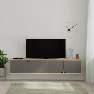 Televizní stolek Houseland Spark dub safírový/antracit