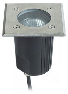 ORBU SQ 10 zápustná nerezová ocel 230V LED GU10 15W IP67 - RED - DESIGN RENDL
