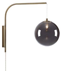 Nástěnná Svítidla Markslöjd, Dione, Zlatá / mosazná, Obývací pokoj, Kov