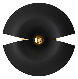 Nástěnná Svítidla AYTM, Cycnus, stmívatelné, Černá, Obývací pokoj, Hliník, Design