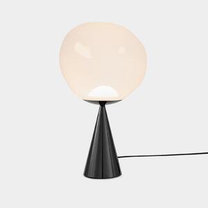Stolní lampa Tom Dixon, Melt Cone Fat, stmívatelné, Černá, Obývací pokoj, Kov, Design