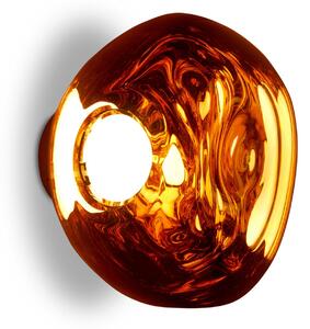 Nástěnná Svítidla Tom Dixon, Melt Surface Mini, stmívatelné, Měděná, Obývací pokoj, Plast, Design