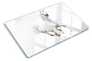 Krájecí prkénko skleněné Bílý kůň v pohybu ddk-nr-wm-00005808