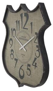 Hnědé MDF nástěnné hodiny Mauro Ferretti Ciancio, 90 cm
