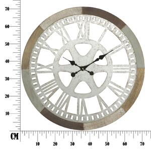 Vícebarevné kovové nástěnné hodiny Mauro Ferretti Maita, 71 cm