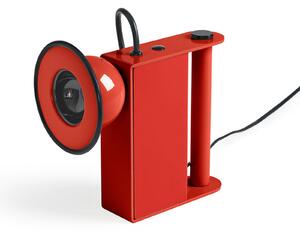 Stolní lampa Stilnovo, Minibox, stmívatelné, Červená, Obývací pokoj, Kov, Design