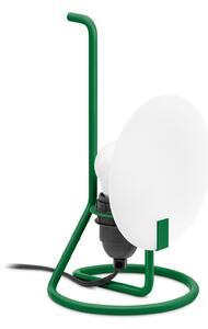 Stolní lampa Stilnovo, Bugia, Zelená, Obývací pokoj, Kov, Design