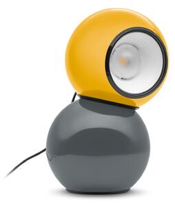 Stolní lampa Stilnovo, Gravitino, stmívatelné, Žlutá, Obývací pokoj, Kov, Design