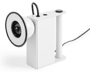 Stolní lampa Stilnovo, Minibox, stmívatelné, Bílá, Obývací pokoj, Kov, Design