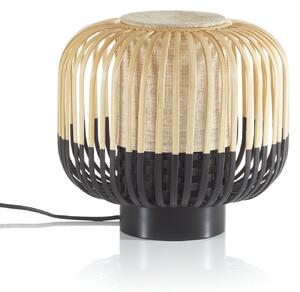 Stolní lampa Forestier, Bamboo Light S, Černá, Obývací pokoj, Bambus, Design