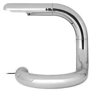 Stolní lampa GUBI, Aspide, Metalická, Obývací pokoj, Kov, Design
