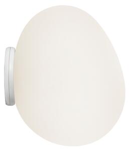 Nástěnná Svítidla Foscarini, Gregg piccola, stmívatelné, Bílá, Chodba, Sklo, Design