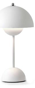 Stolní lampa &Tradition, Flowerpot VP9, stmívatelné, Bílá, Obývací pokoj, Plast, Design