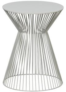Hoorns Šedý kovový odkládací stolek Timon 35 cm