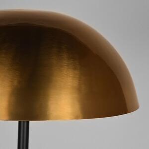 Zlatá kovová stojací lampa LABEL51 Mush, 150 cm