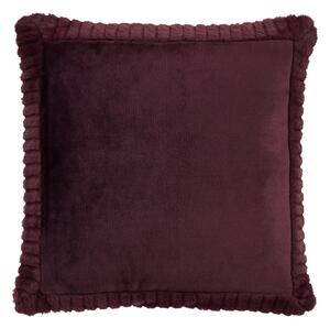 Dekorační polštář z mikroplyše 55x55 cm Velvet and Faux Fur – Catherine Lansfield