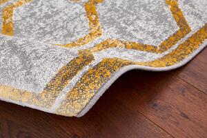 Kusový koberec Agnella Soft Tehya zlatý Rozměr: 80x150 cm